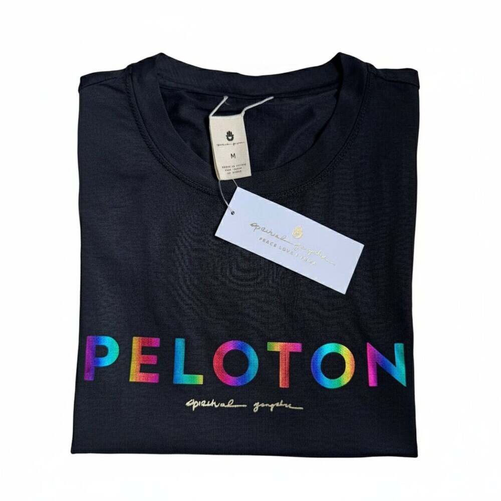 NWT Spiritual Gangster x Peloton Active Long Sleeve Black Shirt - Size Medium